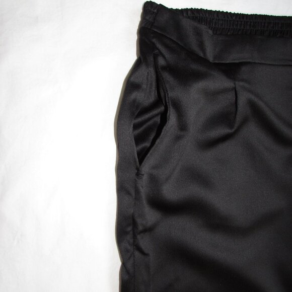 Woman's  Time True Black Wide Leg Dress Pants Size XL (16-18) - Picture 9 of 16
